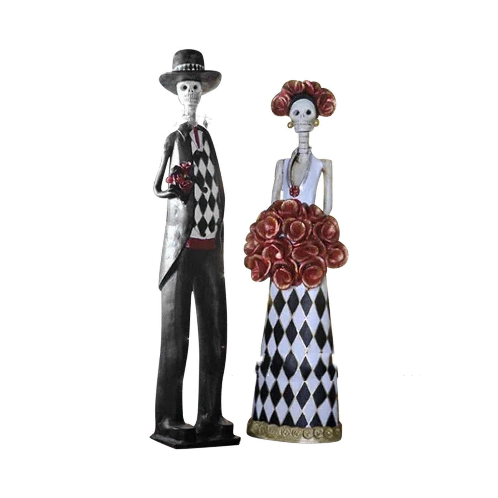 Elegant Gentleman And Lady Resin Handicraft Ornaments
