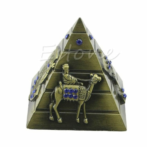 Egyptian Pharaoh Decorative Pharaoh Camel Metal Pyramids Ornament