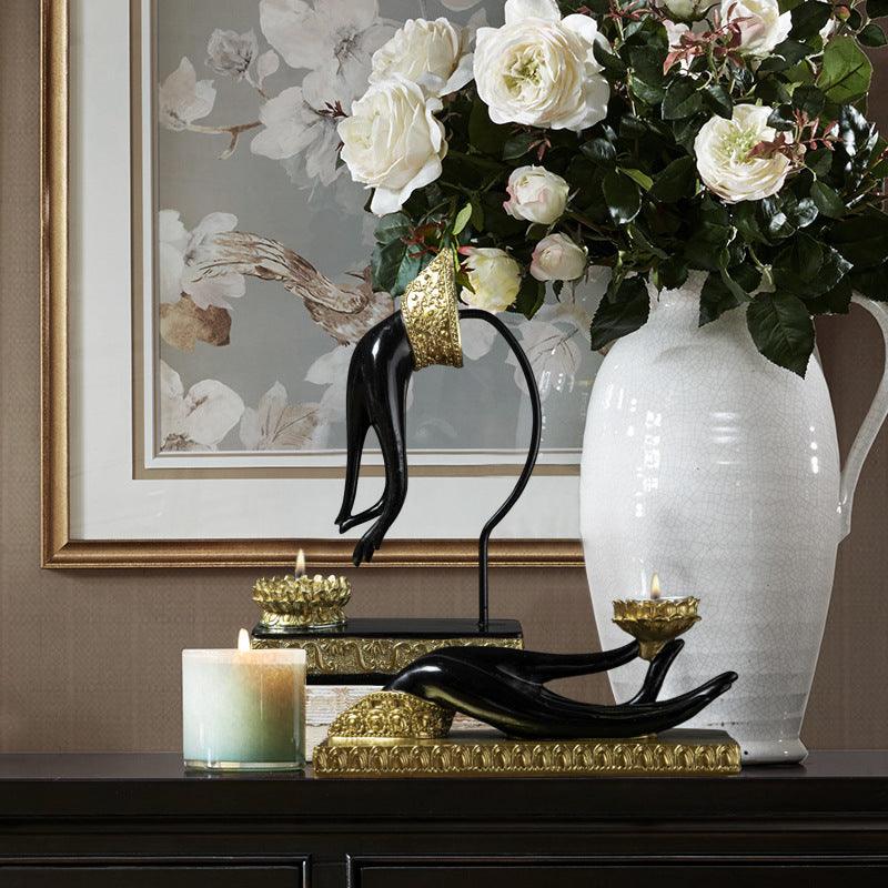 Gesture Thai Bergamot Candlestick Zen Ornaments