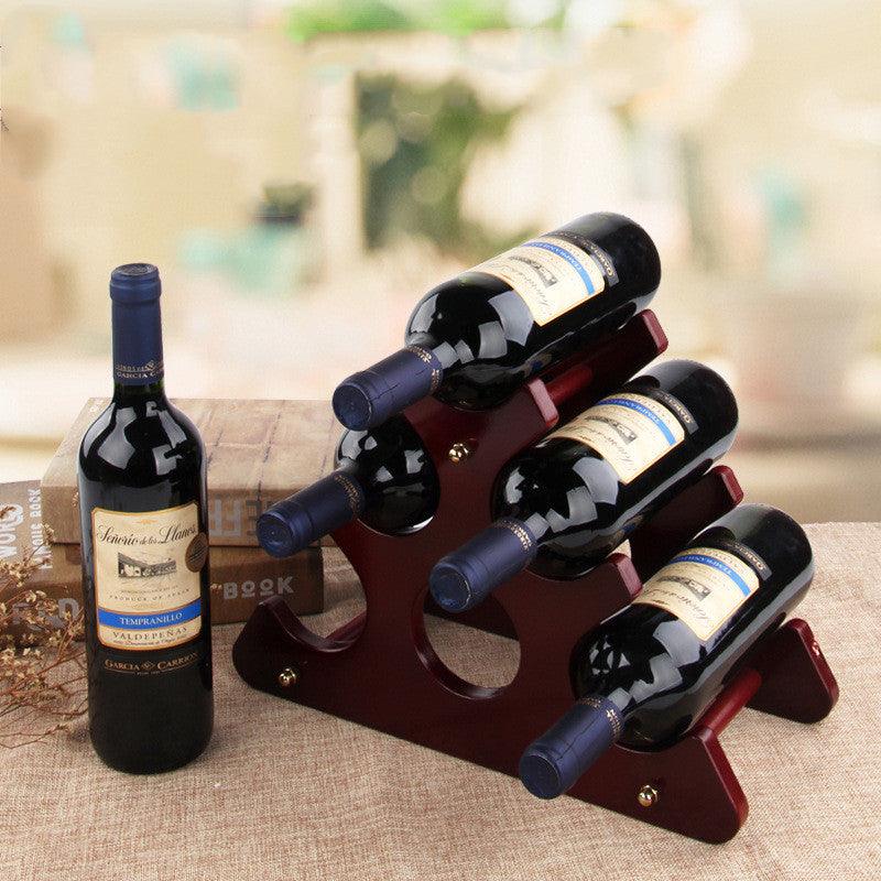 Wooden Wine Rack Decoration European Creative Wine Rack Wine Glass Rack