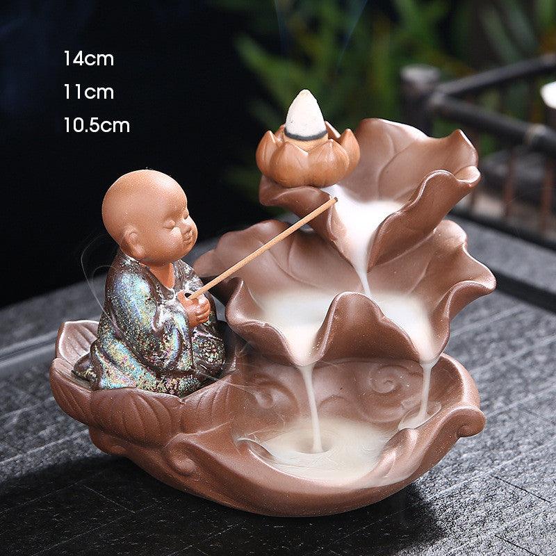 High Mountain Flowing Water Backflow Incense Burner Indoor Creative Handicraft Ornaments Home Reflux Incense Burner