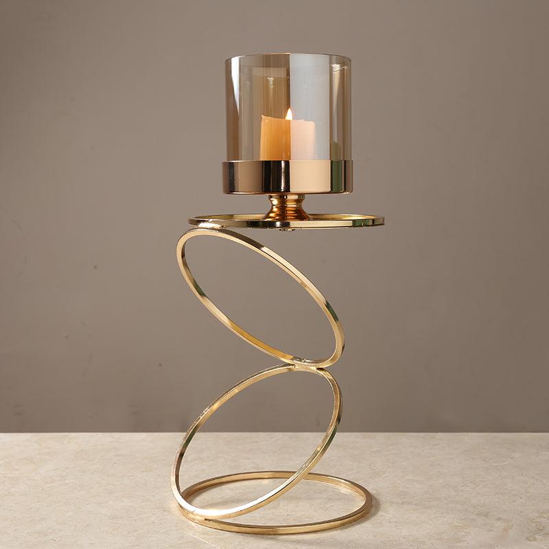 Cavalli Nordic Romantic Light Luxury Candle Holder Decoration Glass Aromatherapy