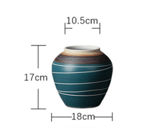 New Chinese Style Green Ceramic Vase