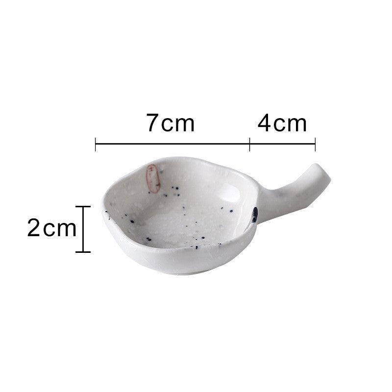 Porcelain household Japanese style dish