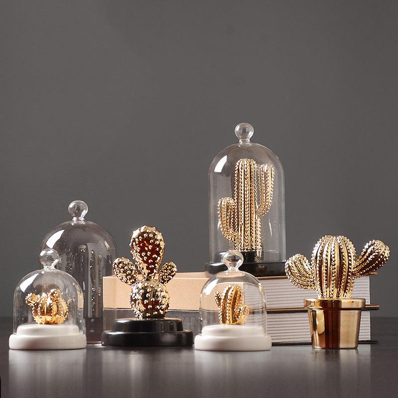 Cactus Ceramic Handicraft Ornaments Living Room Handicraft Home Decoration