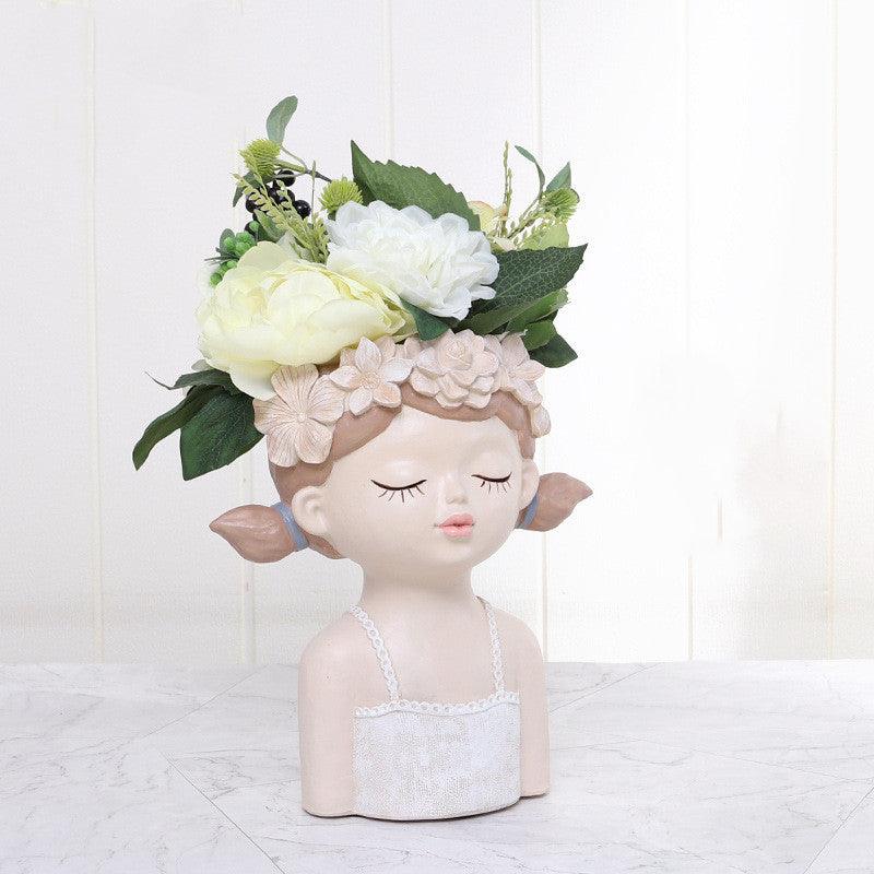 Vase Plant Potted Tabletop Dried Flower Decoration Ornaments