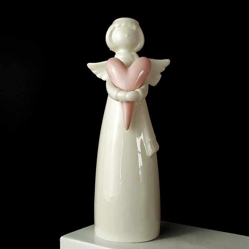 European style ceramic figure angel decoration