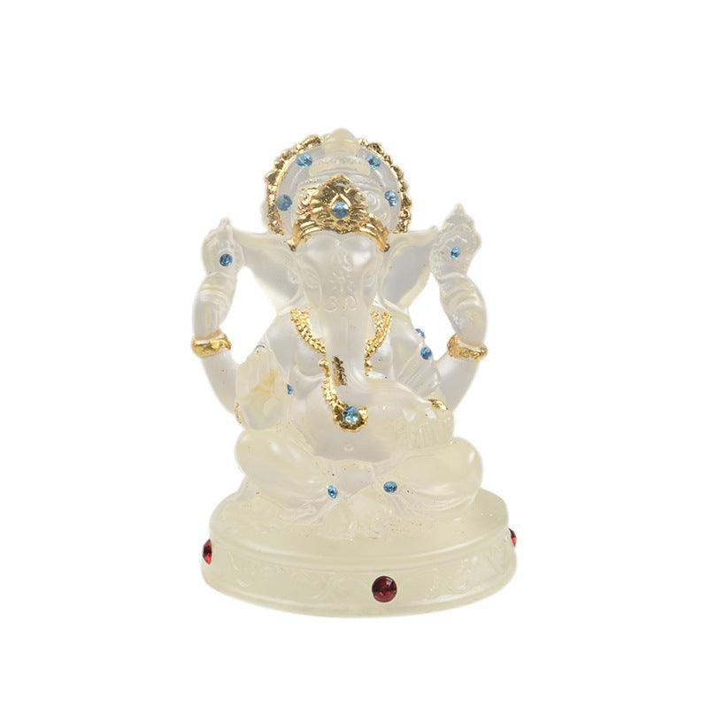 Transparent Lord Ganesh Hindu Resin Handicraft Ornament