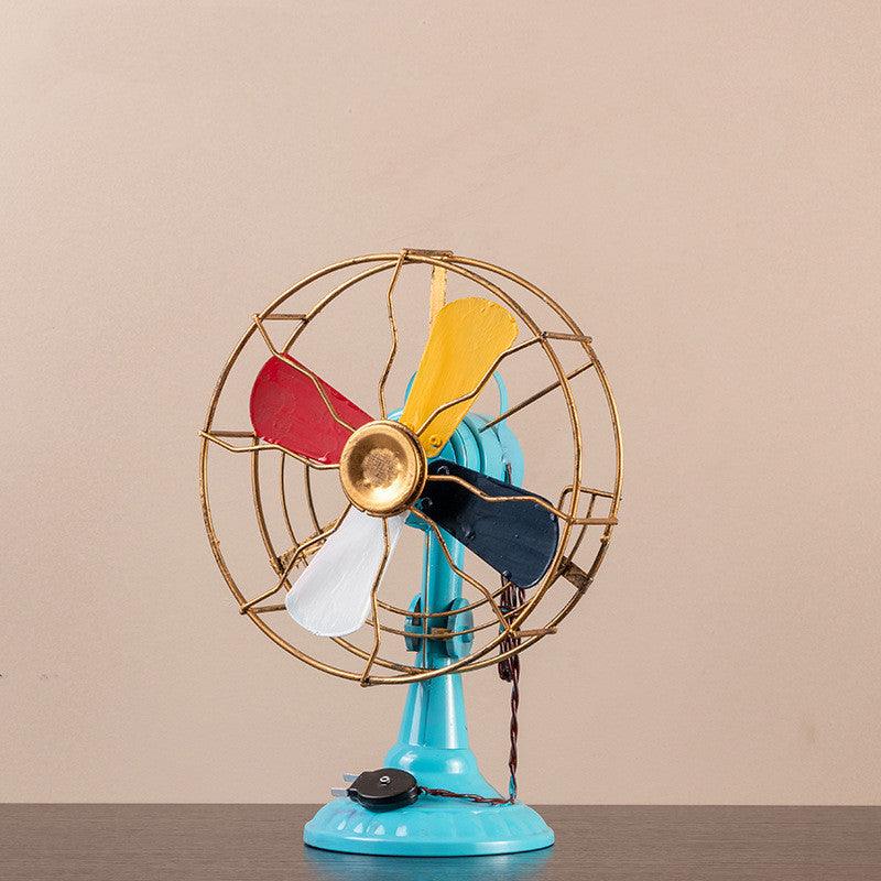 European Retro Nostalgic Fan Model Ornaments
