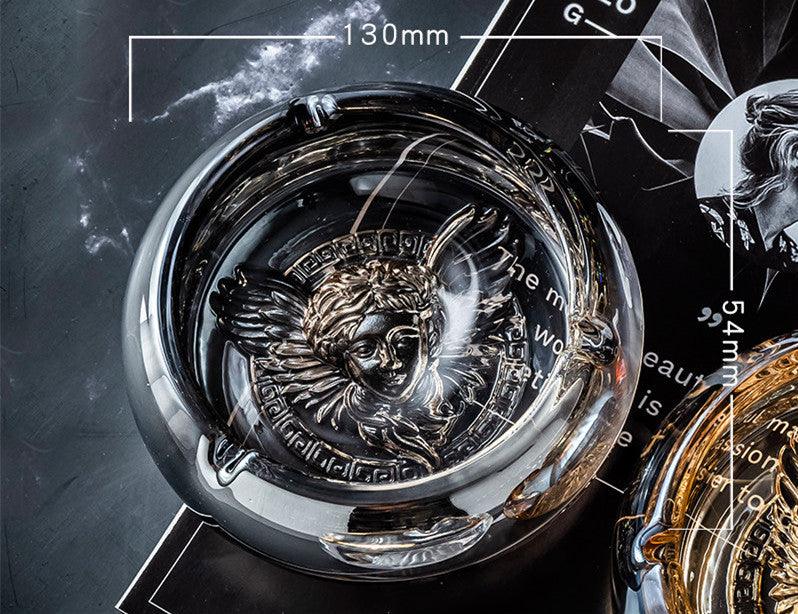 Fashion Ashtray Crystal Glass Home Living Room Office Ashtray