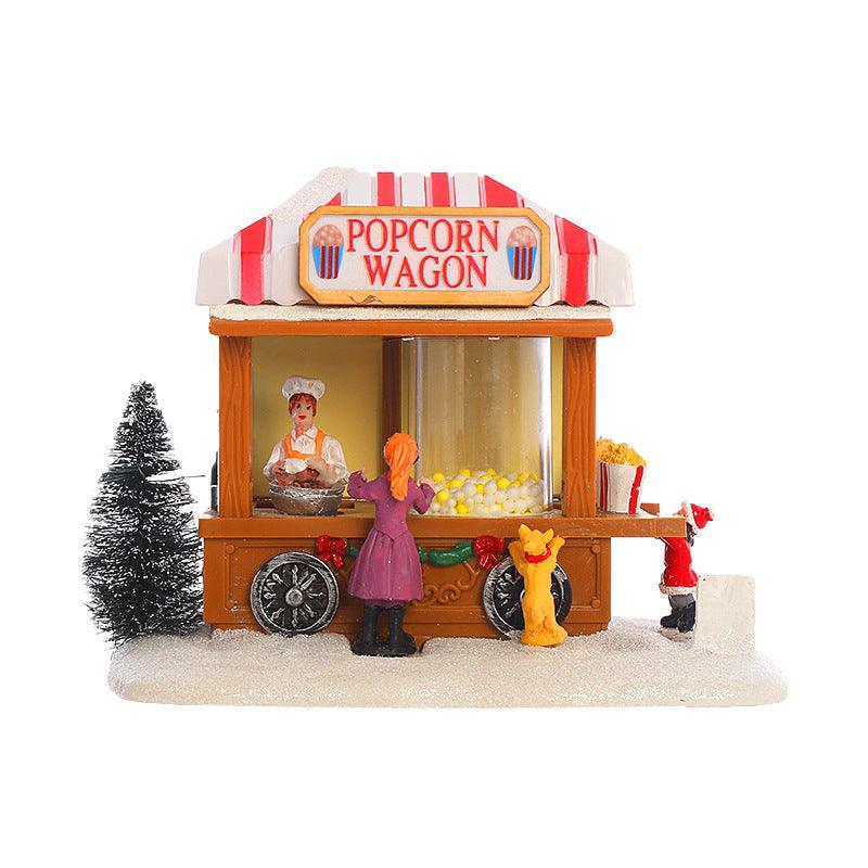 Santa Claus Driving The Train Resin Handicraft Ornaments