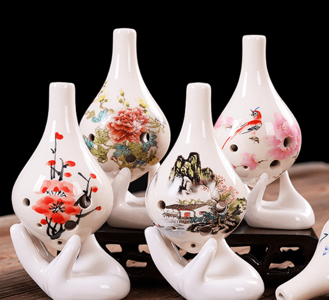 Alto AC Tuning Ya Long-mouth Porcelain Flute