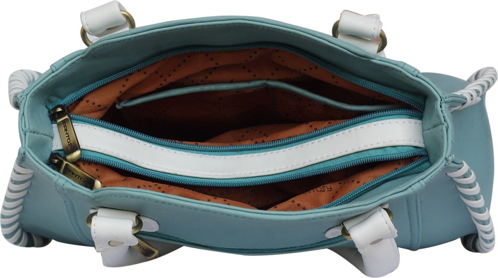 FANTOSYWomen White, Blue Shoulder Bag - Extra Spacious