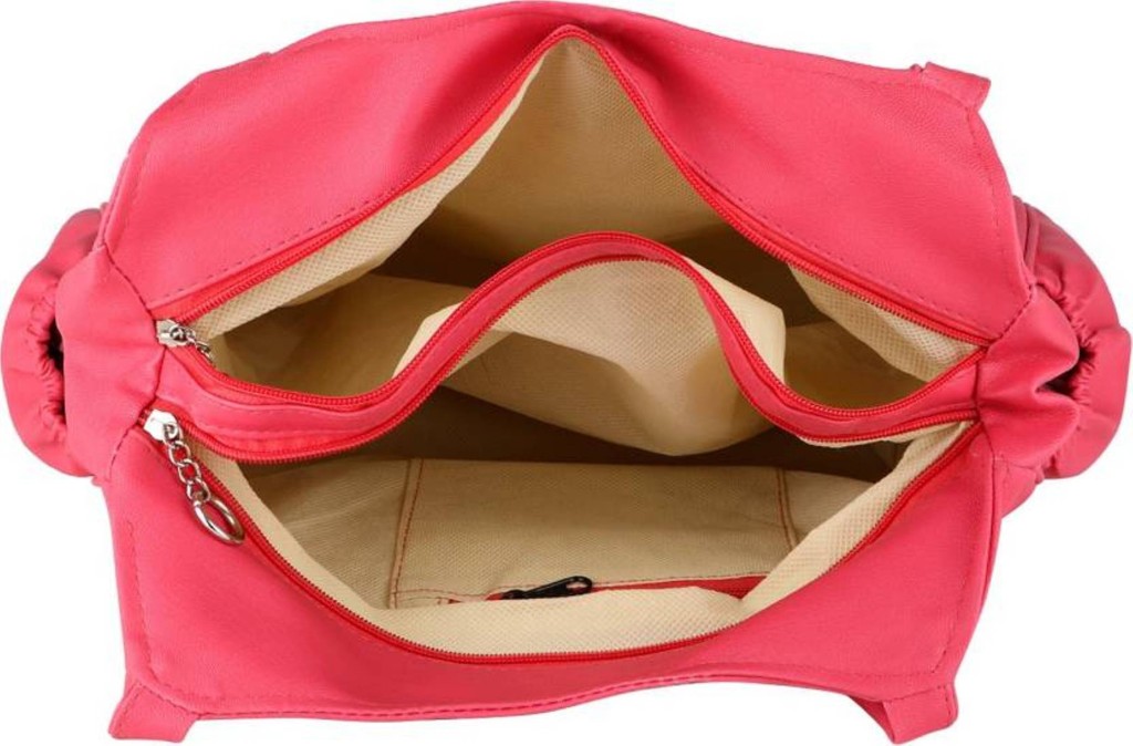 SIRISHAWomen Pink Hand-held Bag - Regular Size