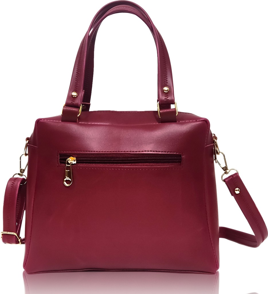 CarryLuxWomen Maroon Satchel