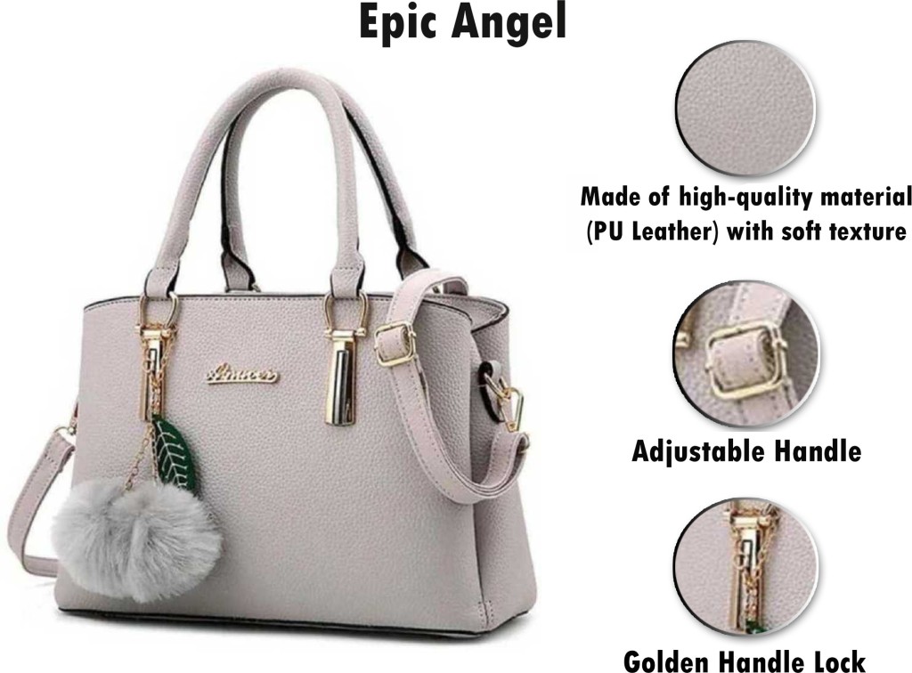 EpicAngleWomen Grey Hand-held Bag