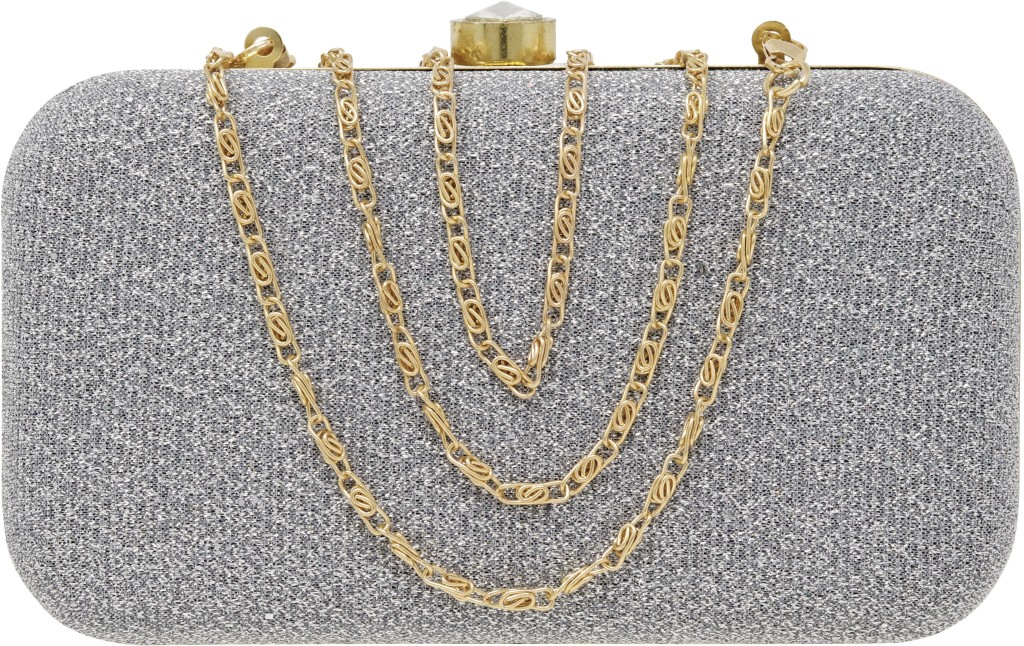 AILTINOParty Silver  Clutch  - Regular Size