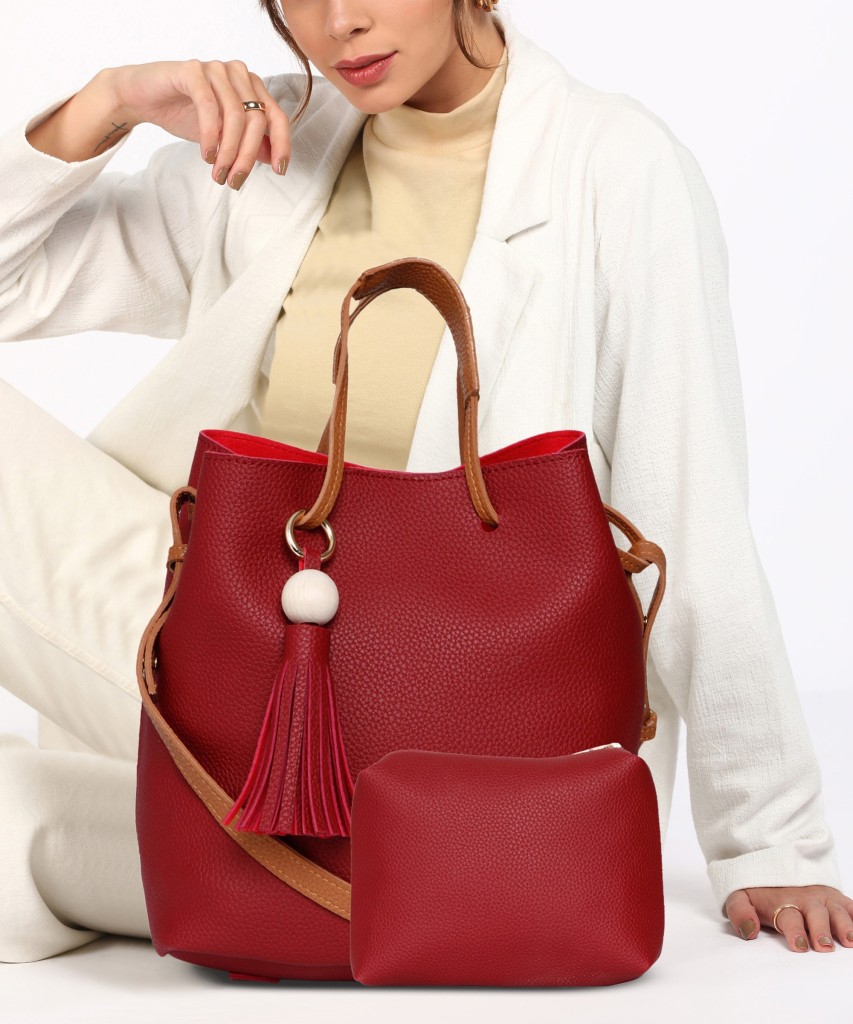 DressberryWomen Red Shoulder Bag - Extra Spacious