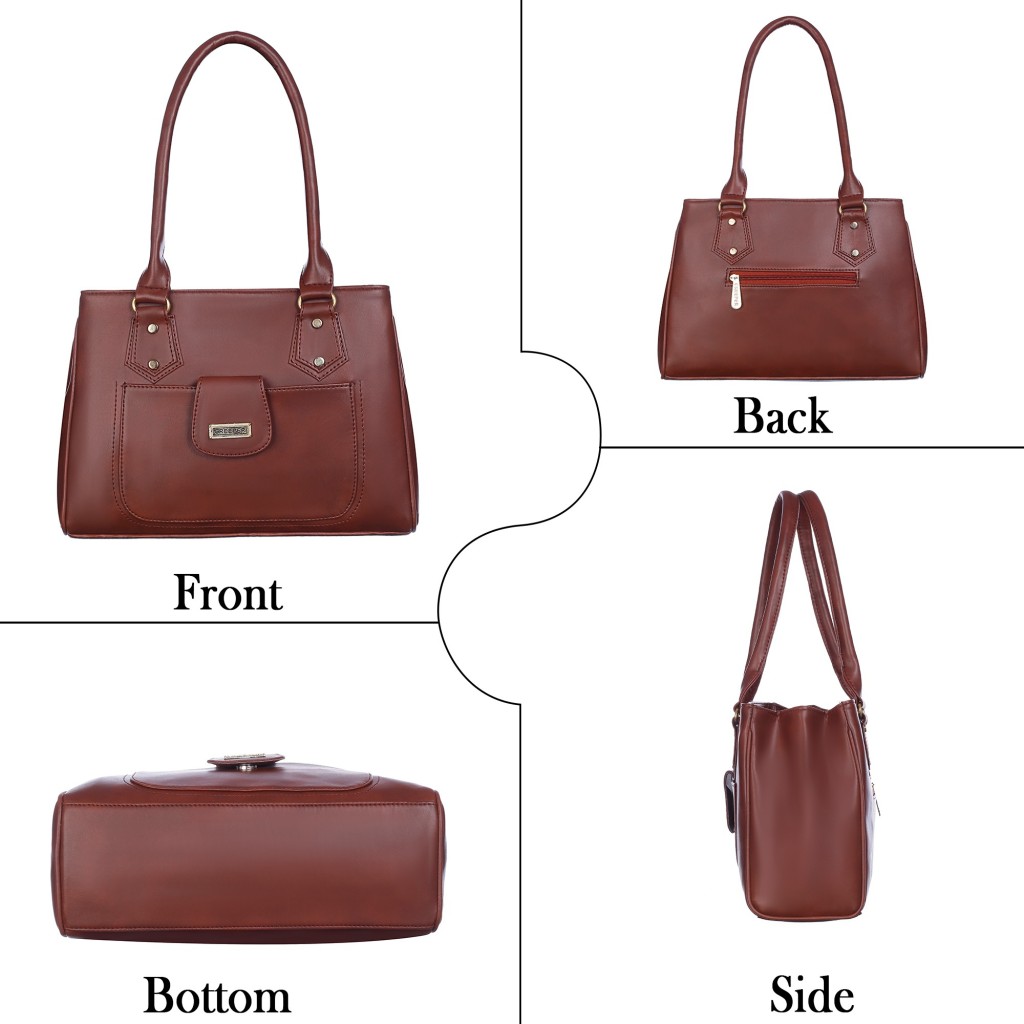 SnappyWomen Brown Shoulder Bag