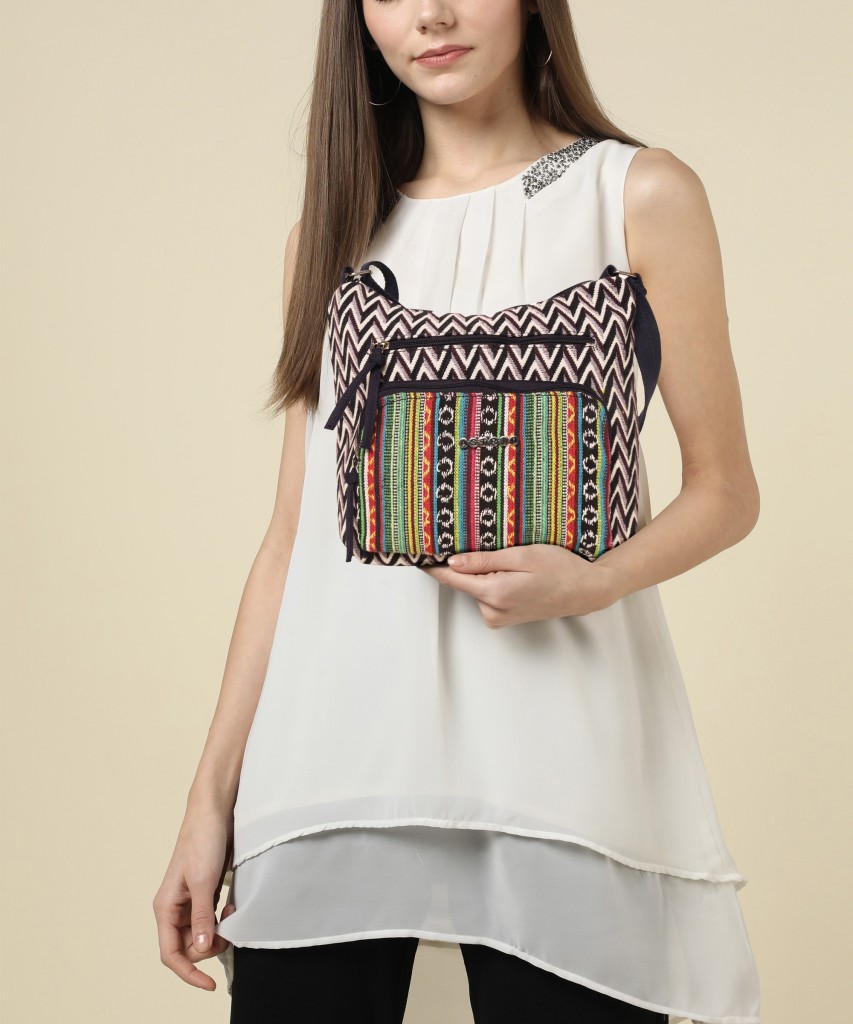 ASTRIDBlack Women Sling Bag - Extra Spacious