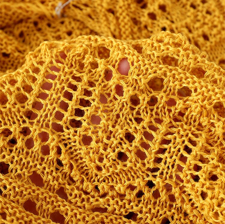 HISUMA Autumn V-Neck Lace Up Bandage Drawstring Women Hollow Knitted Sweater Shirt Lady Short Elastic Slim Pullover Blouse Tops