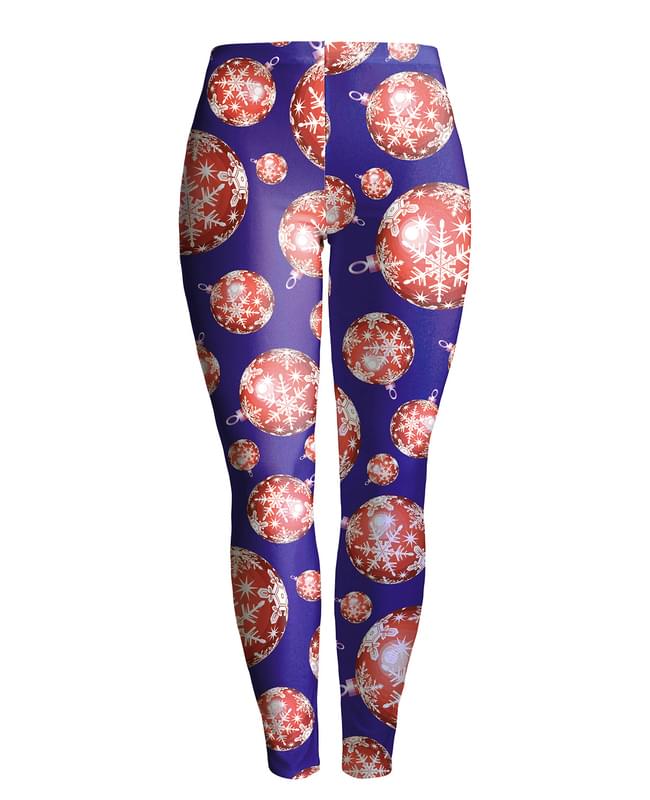 Cute Snowflake Print Christmas Leggings Women