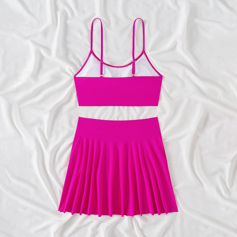 Sport Bikini Swimdresses For Women Two Piece Swimsuits