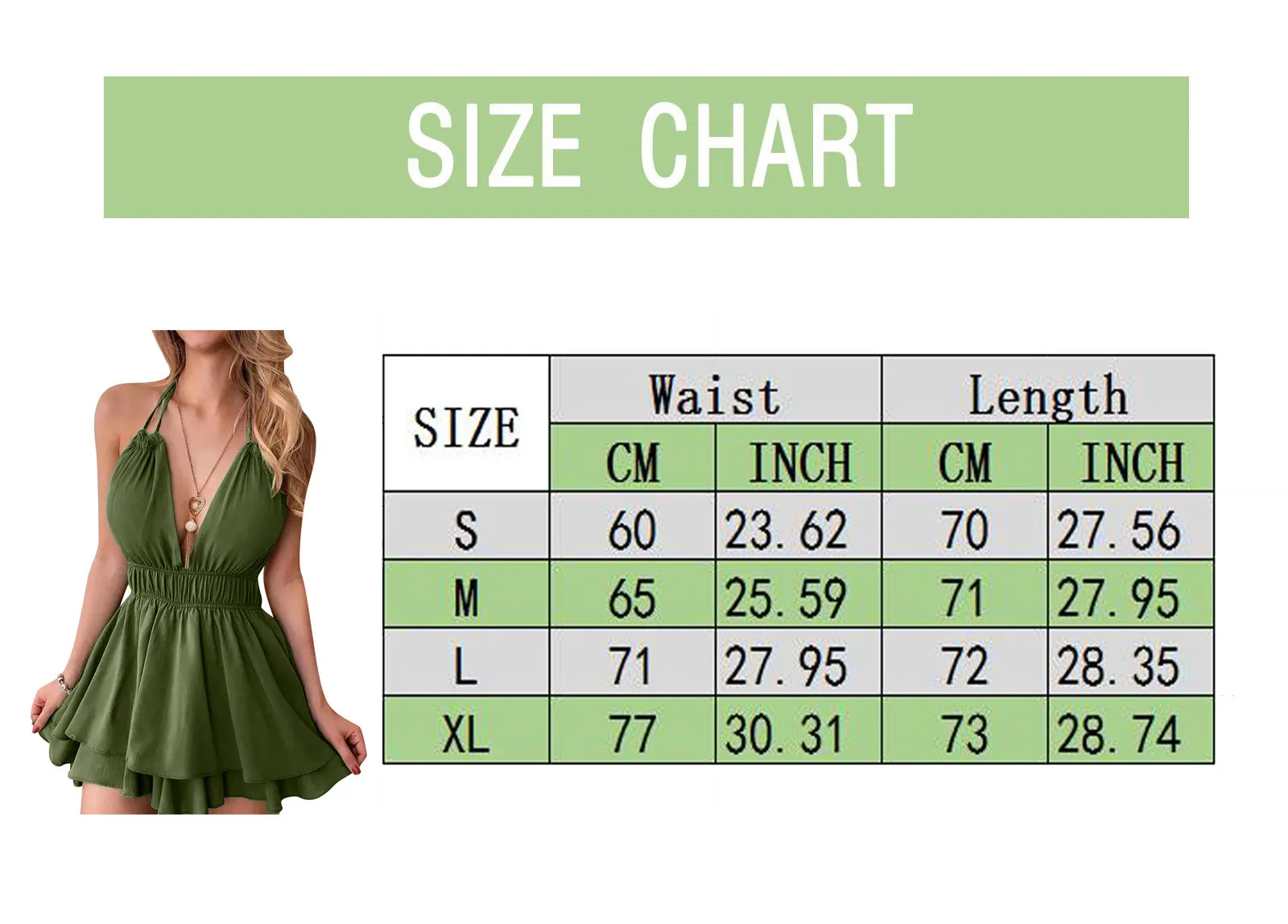 Halter Open Back Solid Color Dress Summer Deep V Neck Swing Dresses Women 2023 Elastic Waist Sleeveless Slim Sling Dress платье