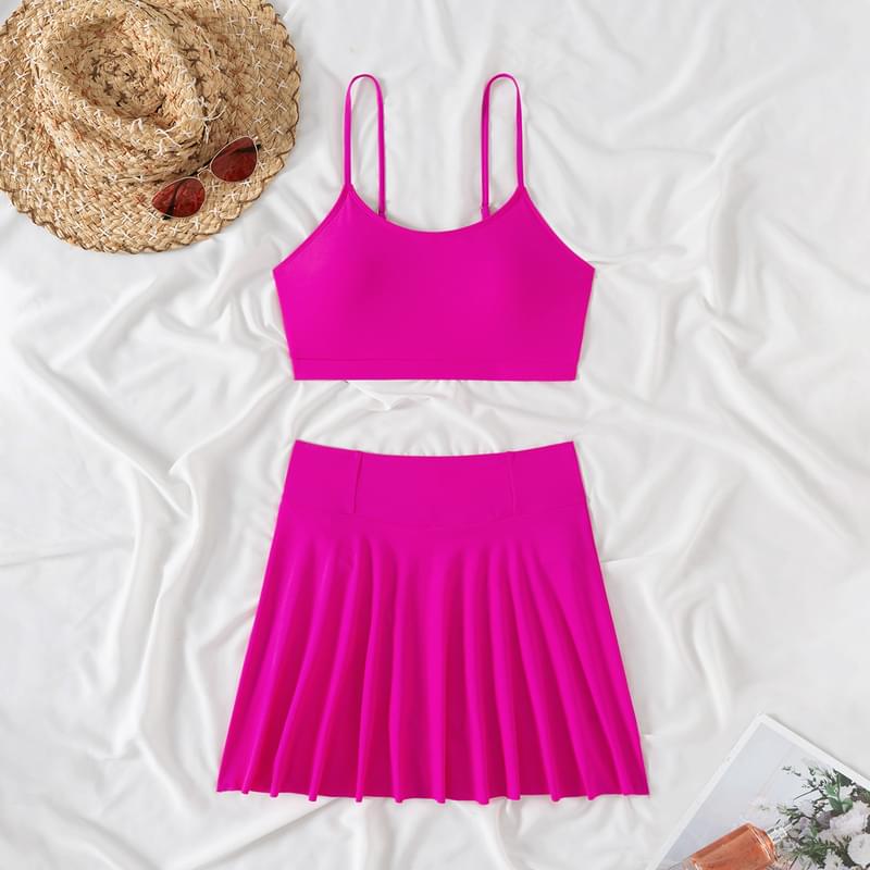 Sport Bikini Swimdresses For Women Two Piece Swimsuits