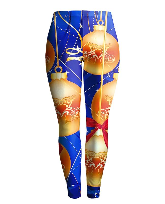 Cute Xmas Snowflake Print Christmas Leggings Women