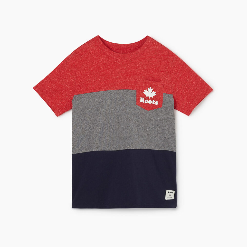 Roots Boys Colourblock T-Shirt