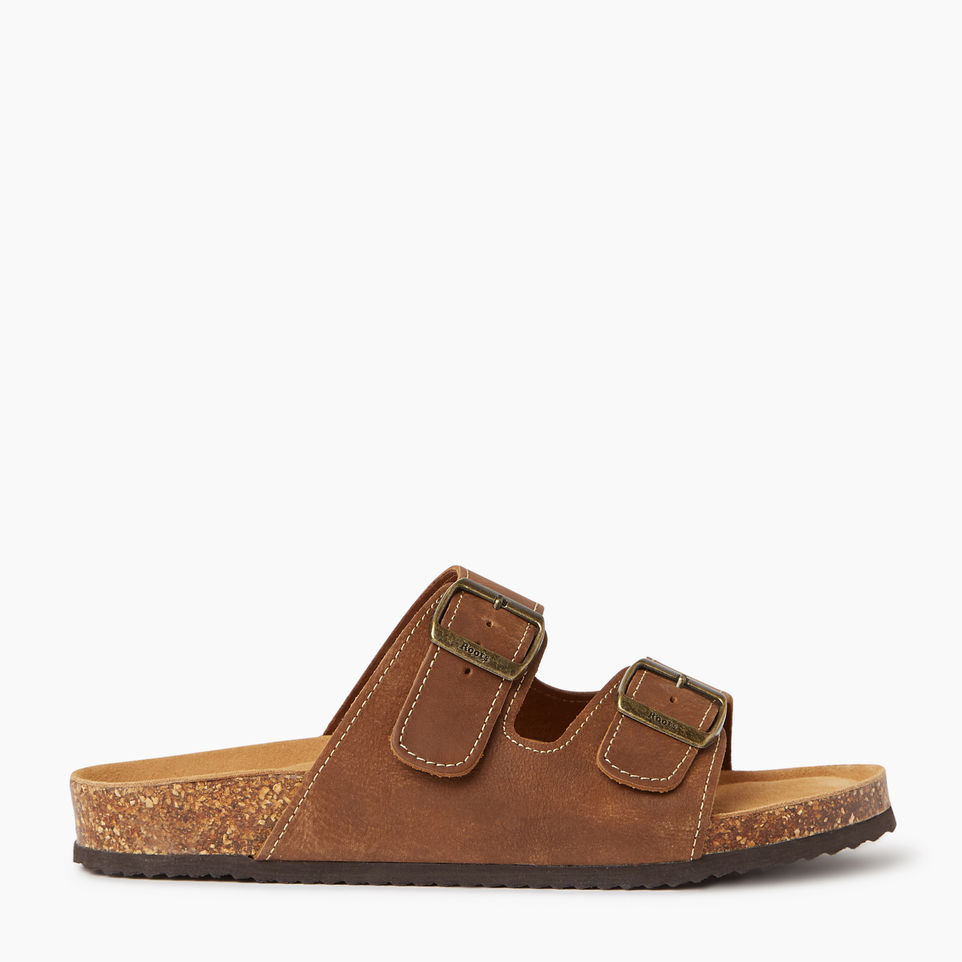Roots Mens Natural 2 Strap Sandal