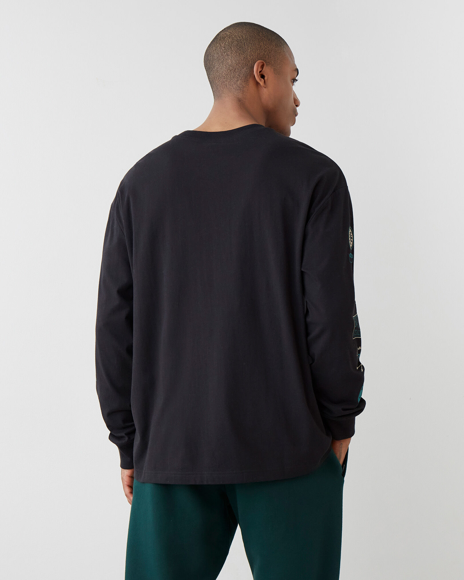 Mens Logo History Long Sleeve T-Shirt