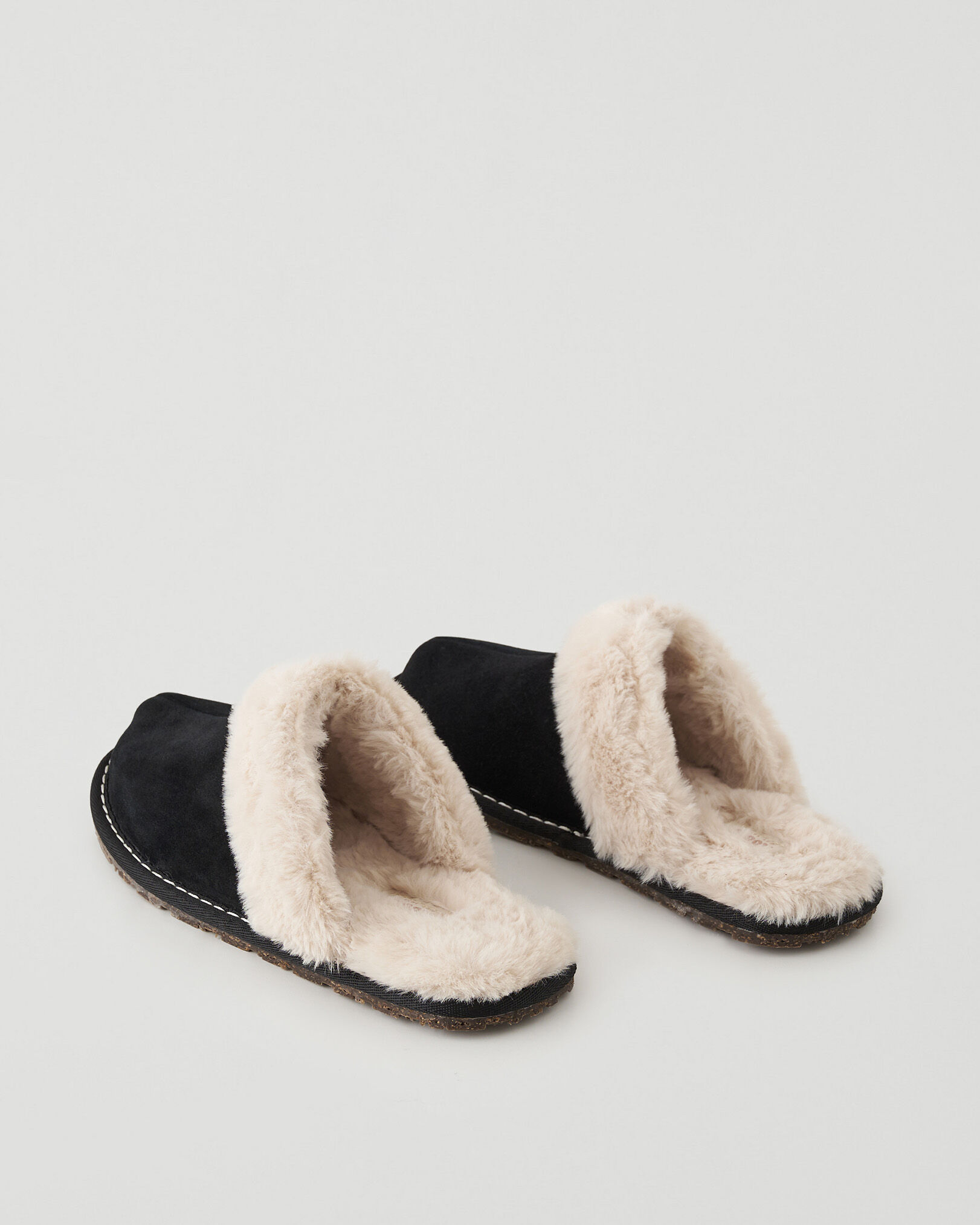 Womens Mule Suede Slipper