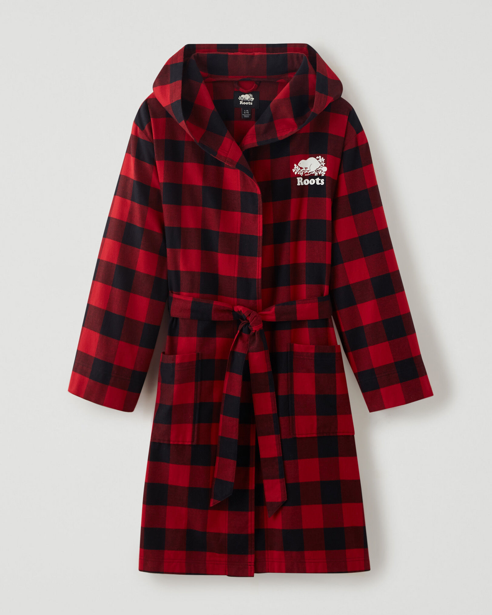 Park Plaid Hooded Robe