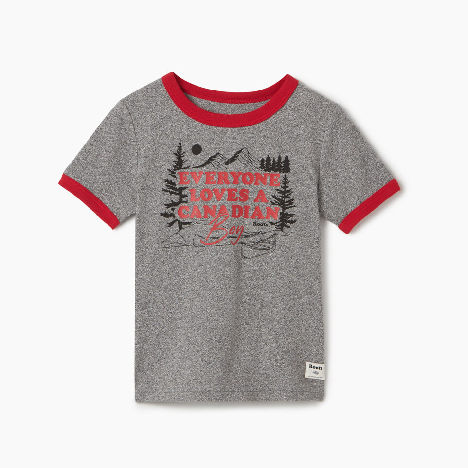Roots Toddler Canadian Boy Ringer T-shirt