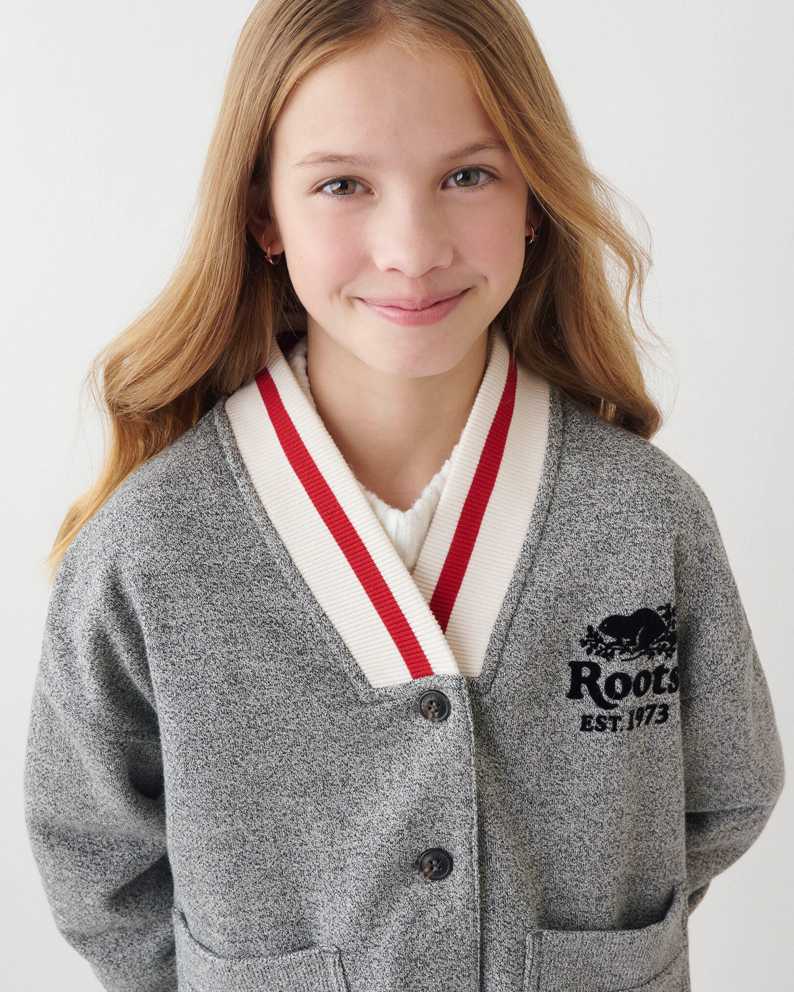 Kids Cabin Varsity Cardigan