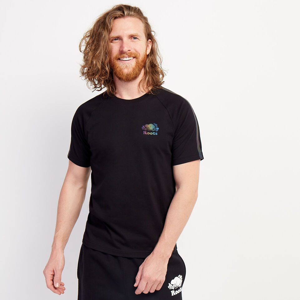 Roots Mens Aurora Stripe Slim T-shirt