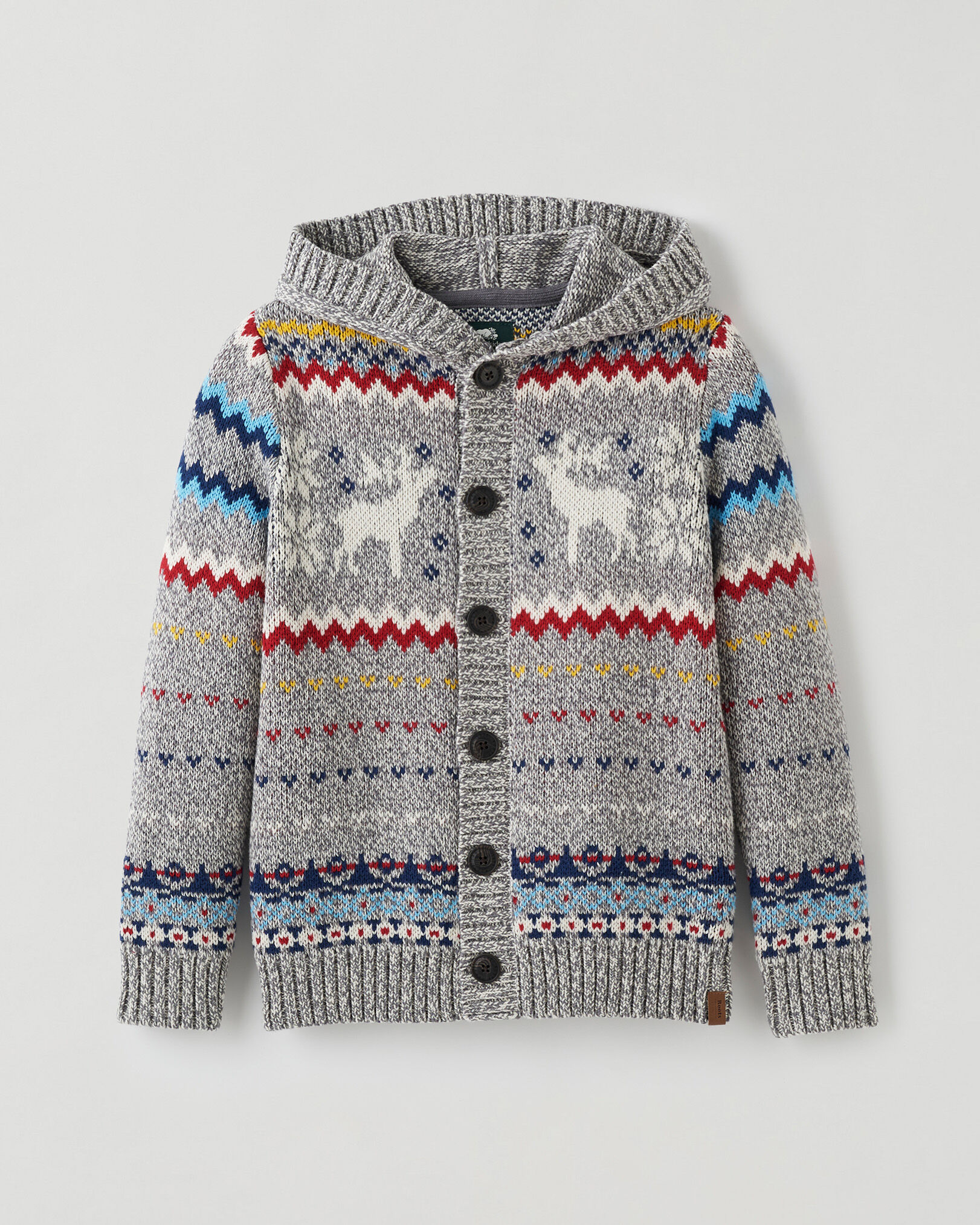 Kids Fair Isle Hoodie Sweater