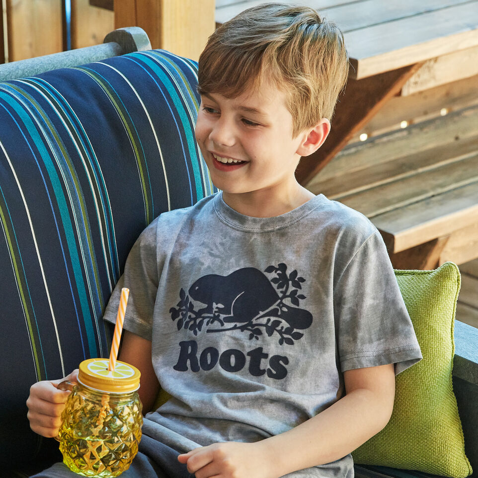 Roots Boys Cooper Beaver T-shirt