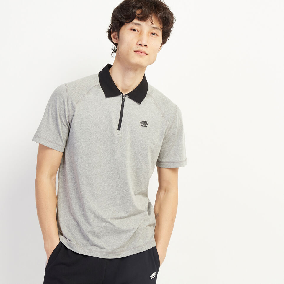 Roots Journey Zip Polo