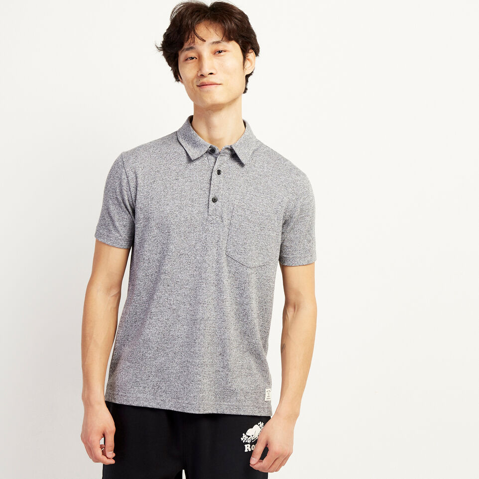 Roots Jersey Peppered Polo