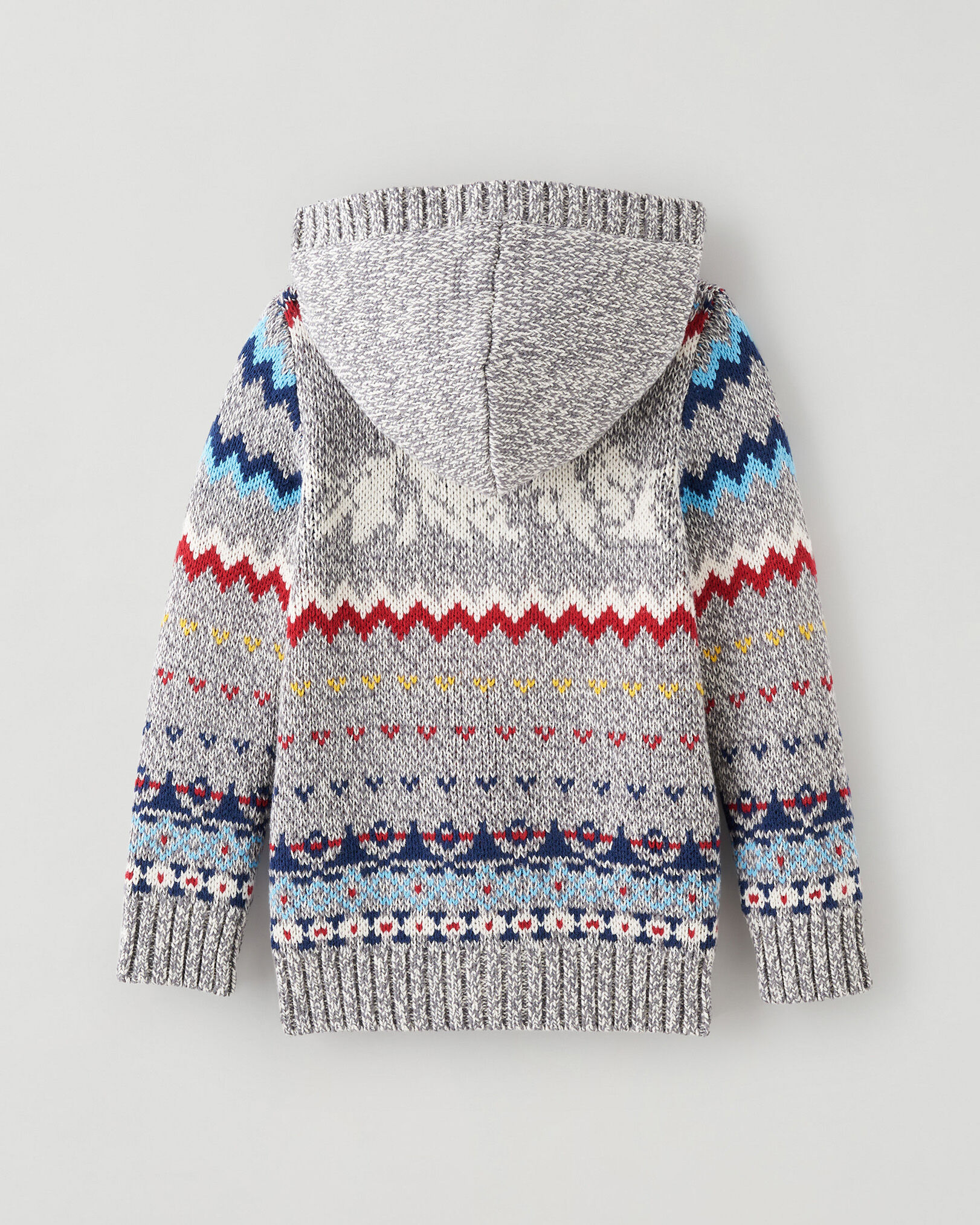 Toddler Fair Isle Hoodie Sweater