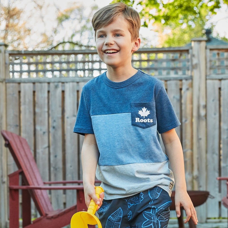 Roots Boys Colourblock T-Shirt