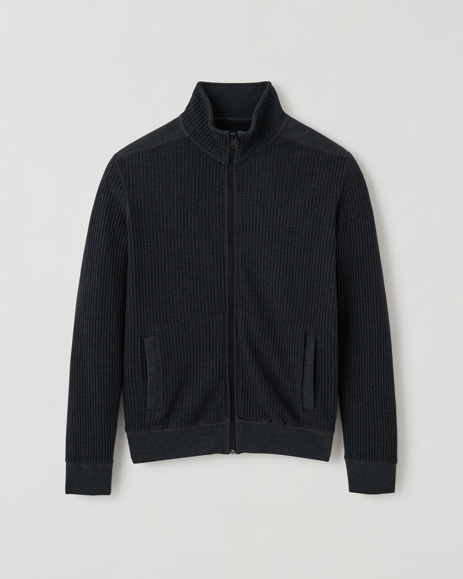 Stretch Waffle Track Jacket