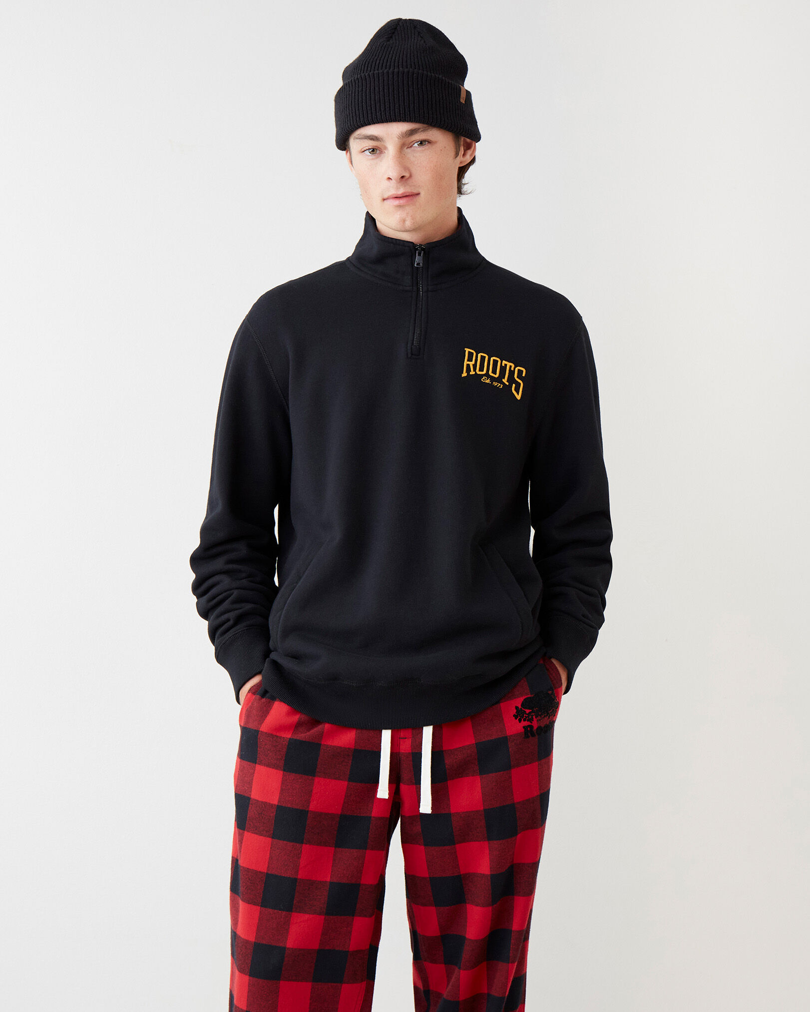 Park Plaid Zip Stein