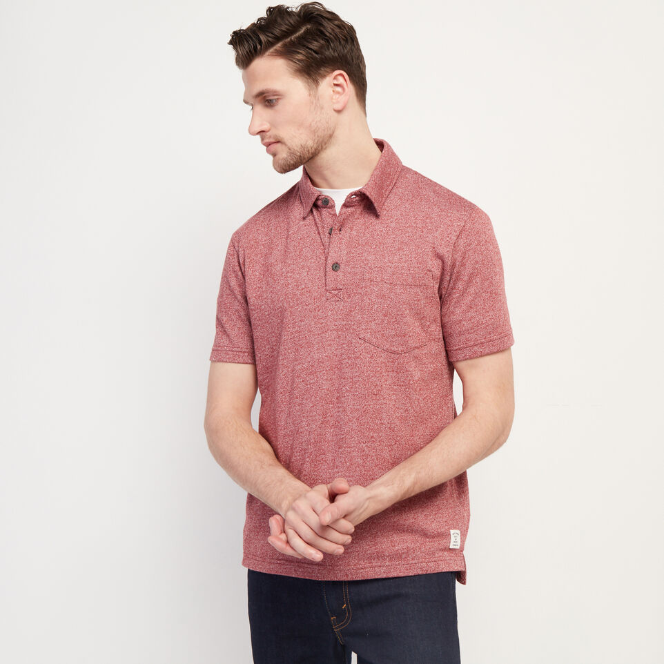 Roots Jersey Peppered Polo