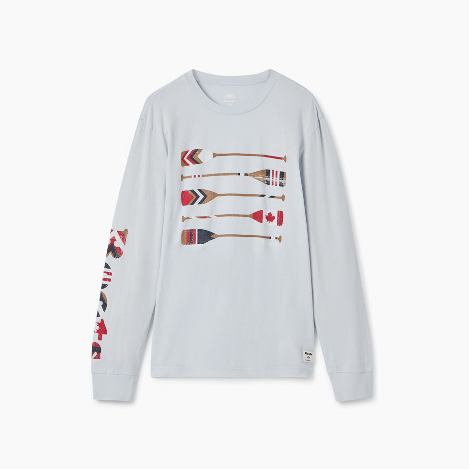 Roots Mens Roots Rowing Club Long sleeve T-shirt