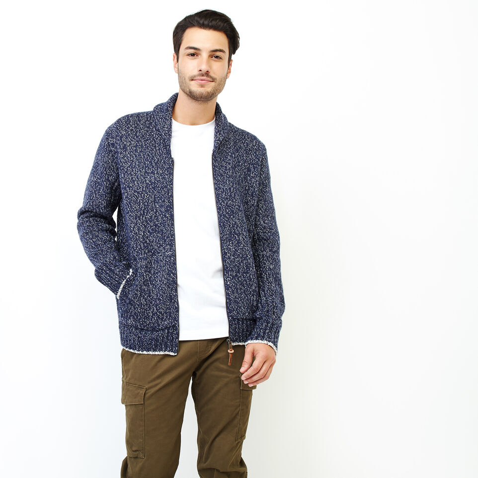 Roots Snowy Fox Zip Cardigan