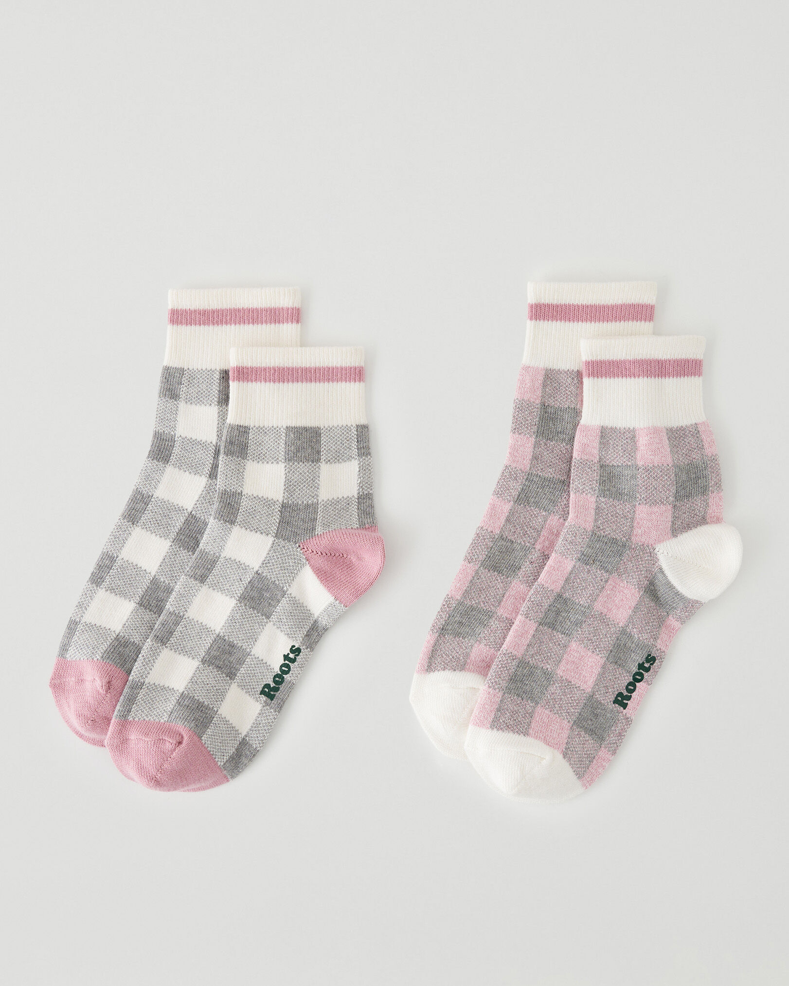 Womens Park Plaid Sock 2 Pack